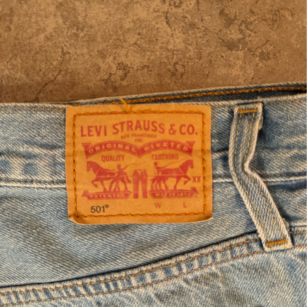 Blue Levi Jean Shorts